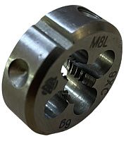 Плашка М8х1,25 мм 9ХС Волжский Инструмент 3704079, левая метрическая резьба